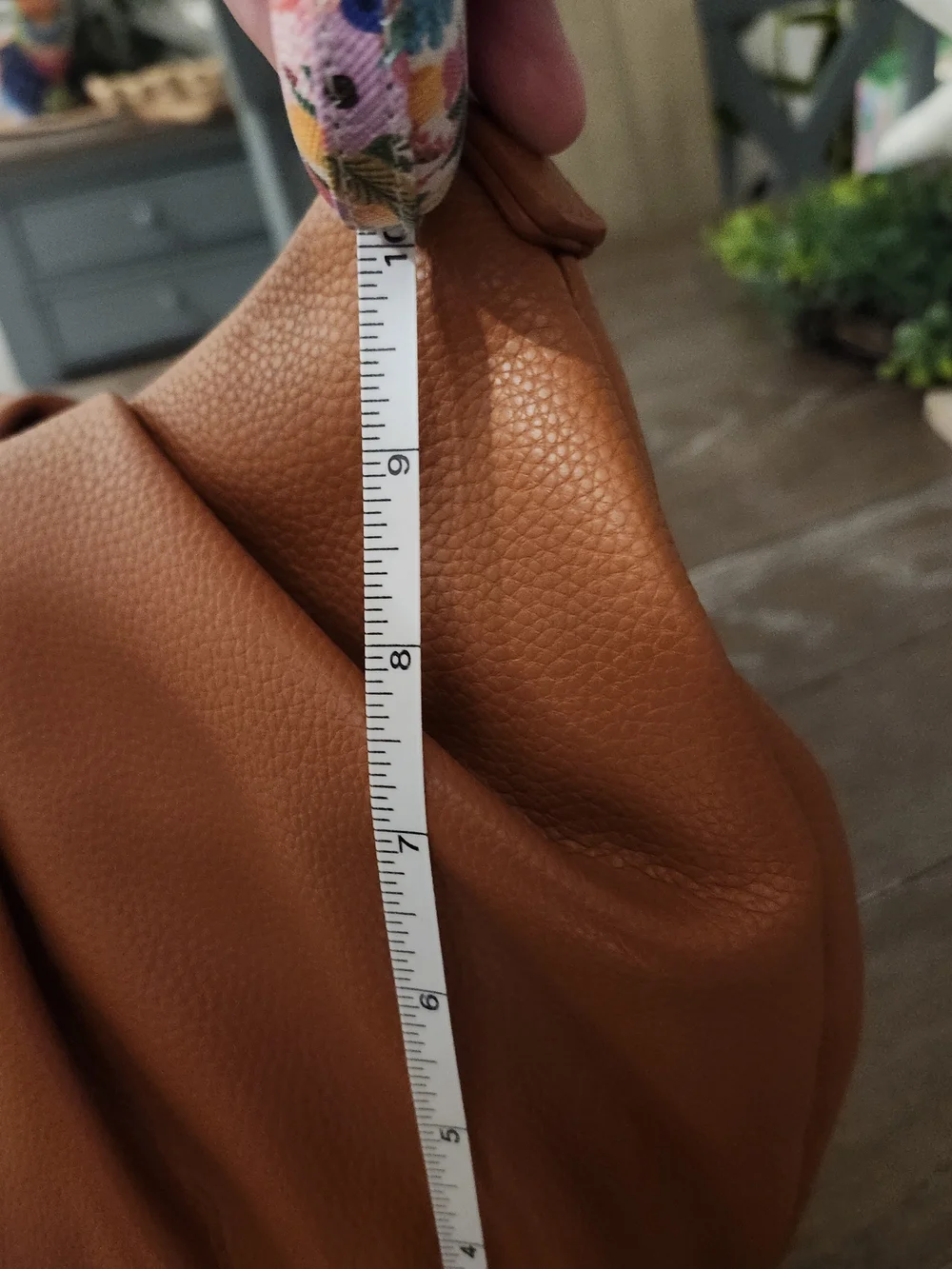 Classic Tan Hobo with Gold Chain Strap